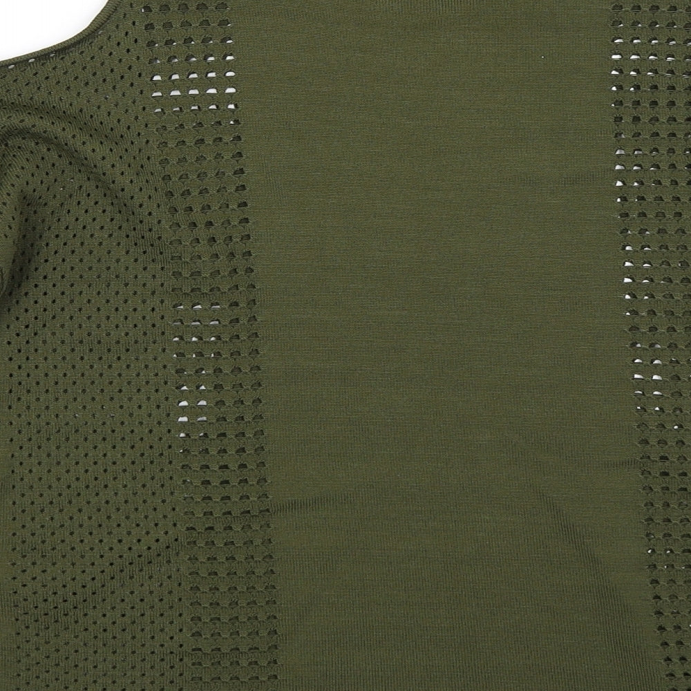 Topshop Womens Green Pullover Jumper Size 10