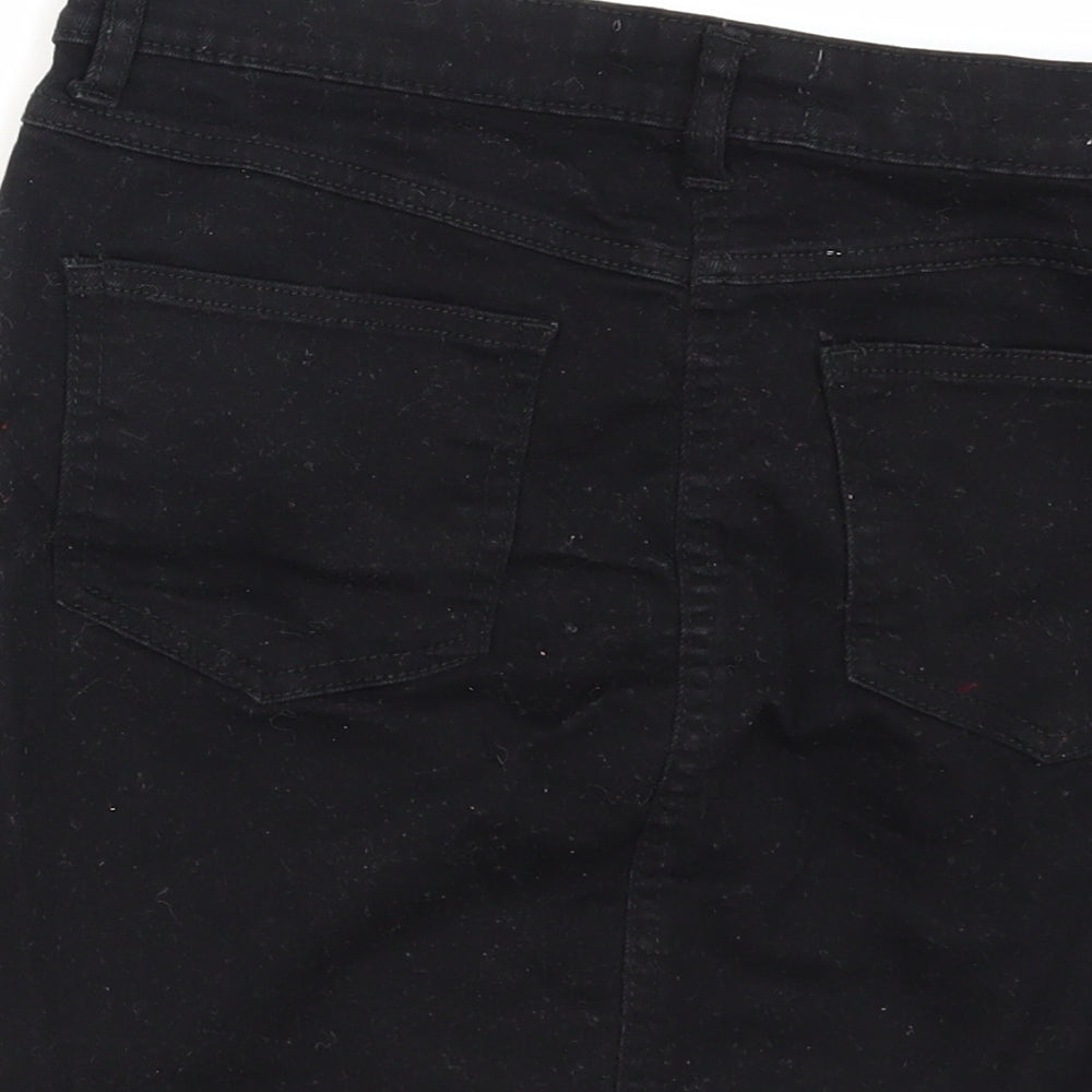 New Look Womens Black Mini Skirt Size 10