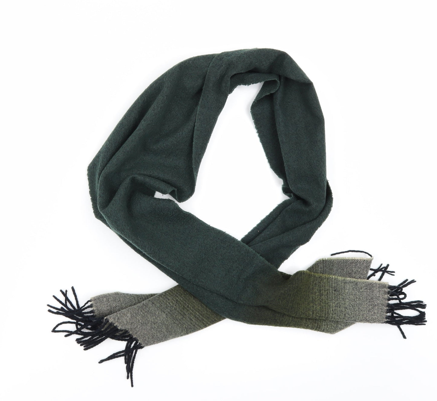 Preworn Unisex Green Scarf