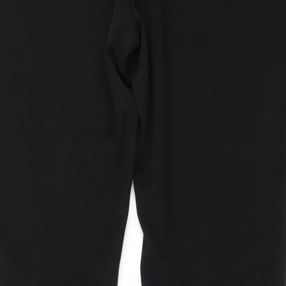 Marks and Spencer Womens Black Trousers Size 18 L27 in