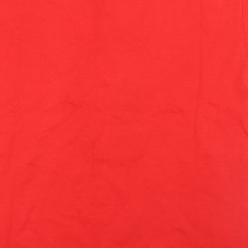 Fruit of the Loom Womens Red Basic T-Shirt Size M