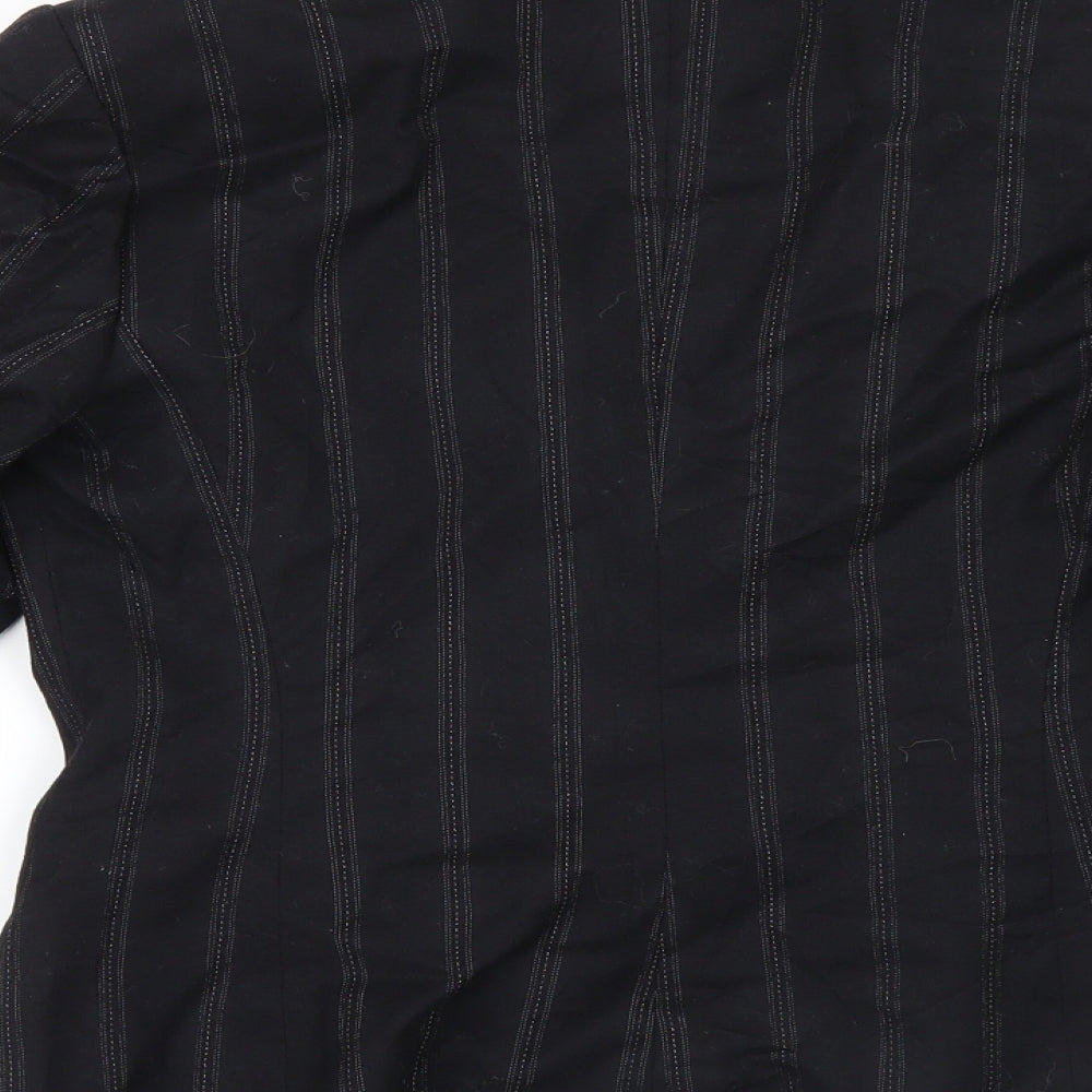 Oscar B Womens Black Jacket Coat Size 10