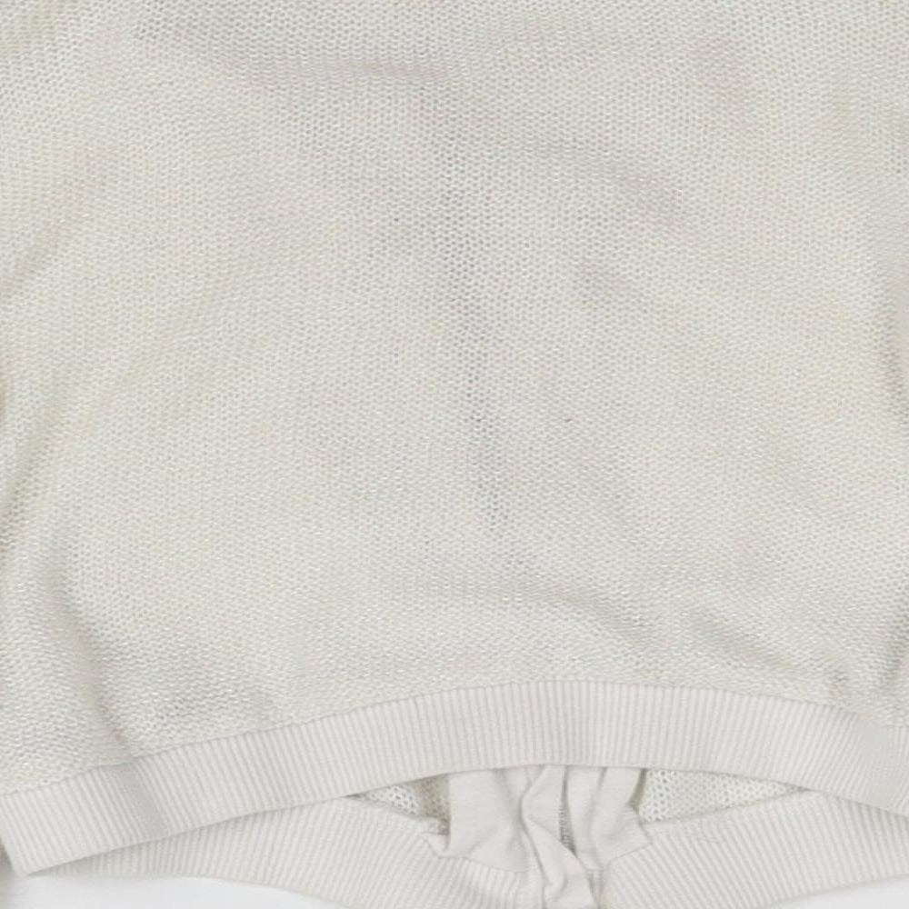 River Island Girls White Jacket Size 3-4 Years