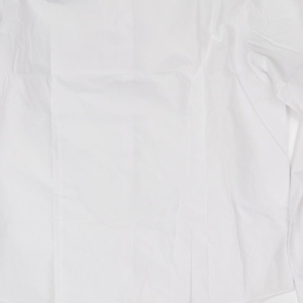 George Girls White Basic Button-Up Size 15-16 Years