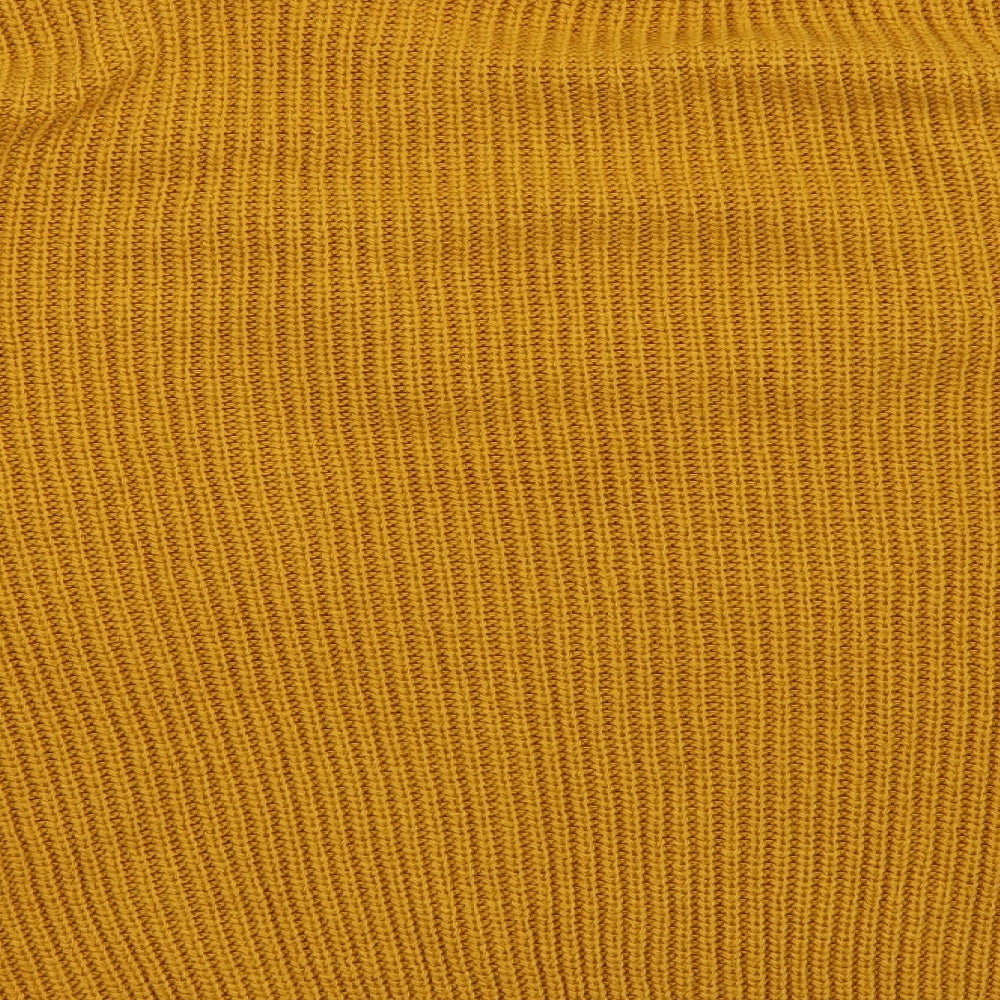 Primark Womens Yellow Henley Jumper Size 10