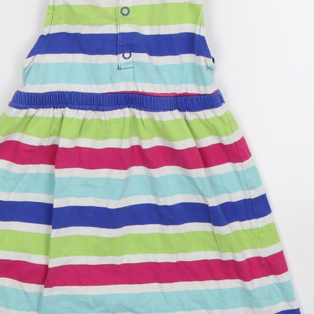 Charanga Girls Multicoloured Striped Fit & Flare Size 2-3 Years
