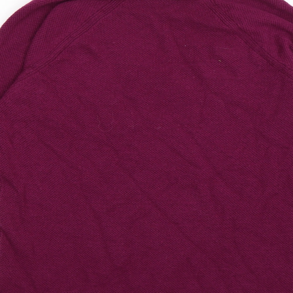 H&M Womens Purple Knit Pullover Jumper Size XS