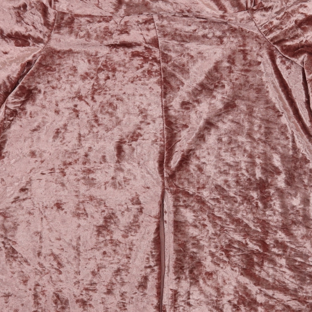 Cameo Rose Womens Pink Basic Blouse Size 12