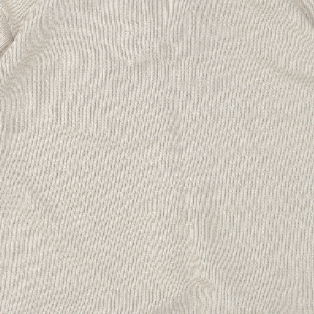 greenwoods Mens Beige Button-Up Size L