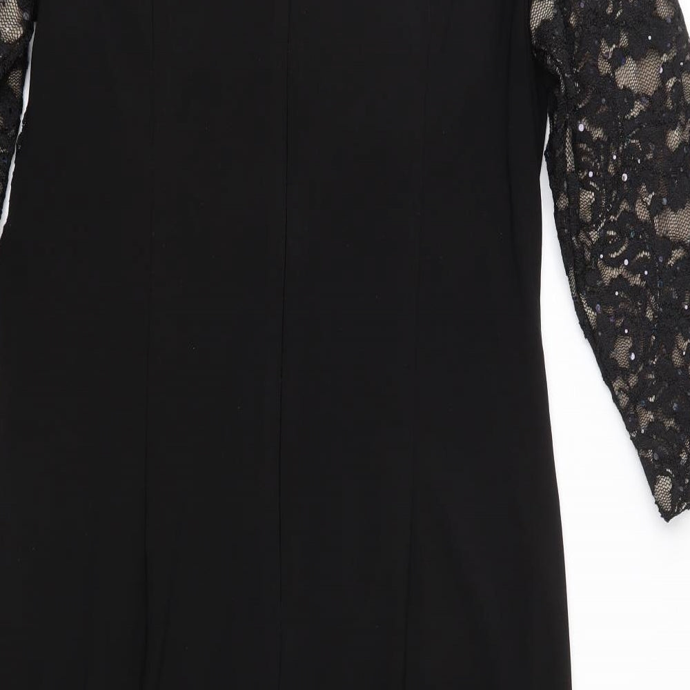 R&M Richards Womens Black Bodycon Size 12