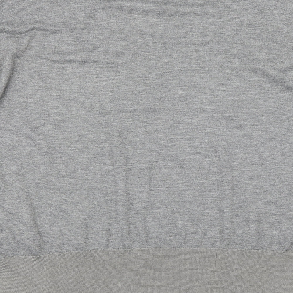 Topshop Womens Grey Knit Pullover Jumper Size 8