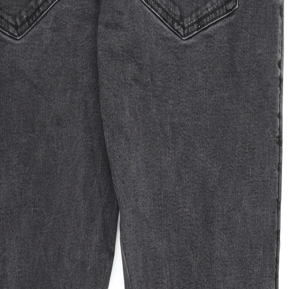 Easy Mens Black Denim Straight Jeans L30 in