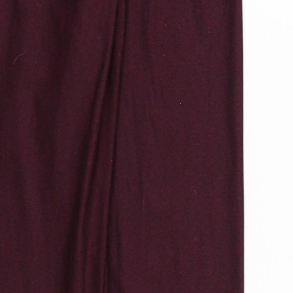 H&M Womens Purple Pedal Pusher Leggings Size S L26 in