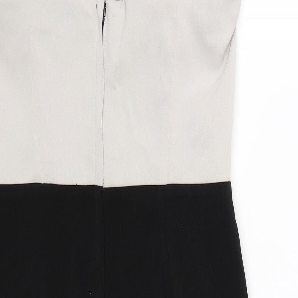 H&M Womens Grey Rayon Bodycon Size 10