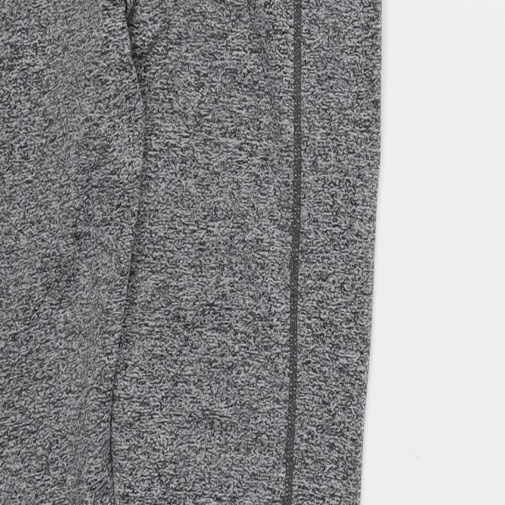 Athletic Works Womens Grey Compression Leggings Size S L25 in