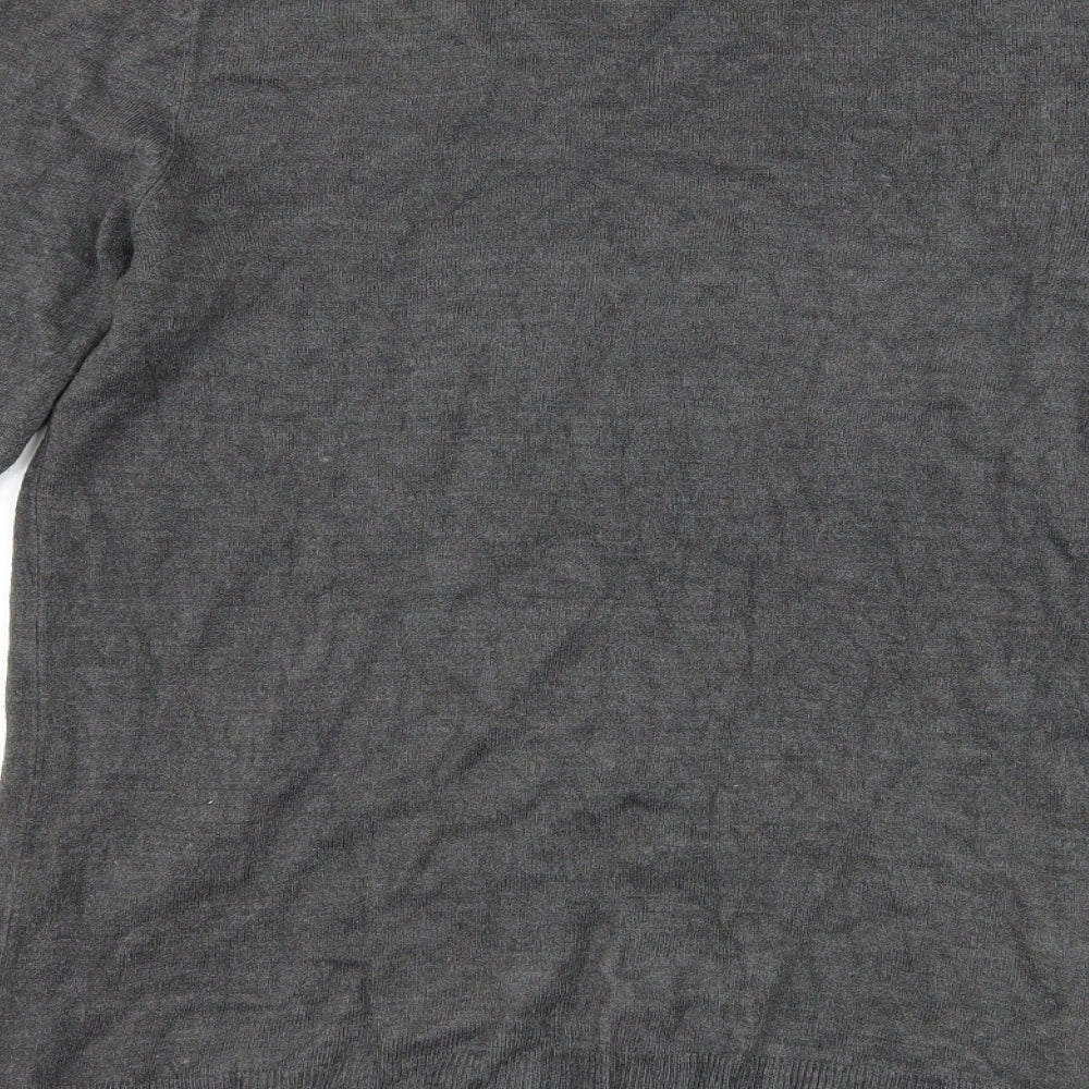 F&F Mens Grey Pullover Jumper Size M
