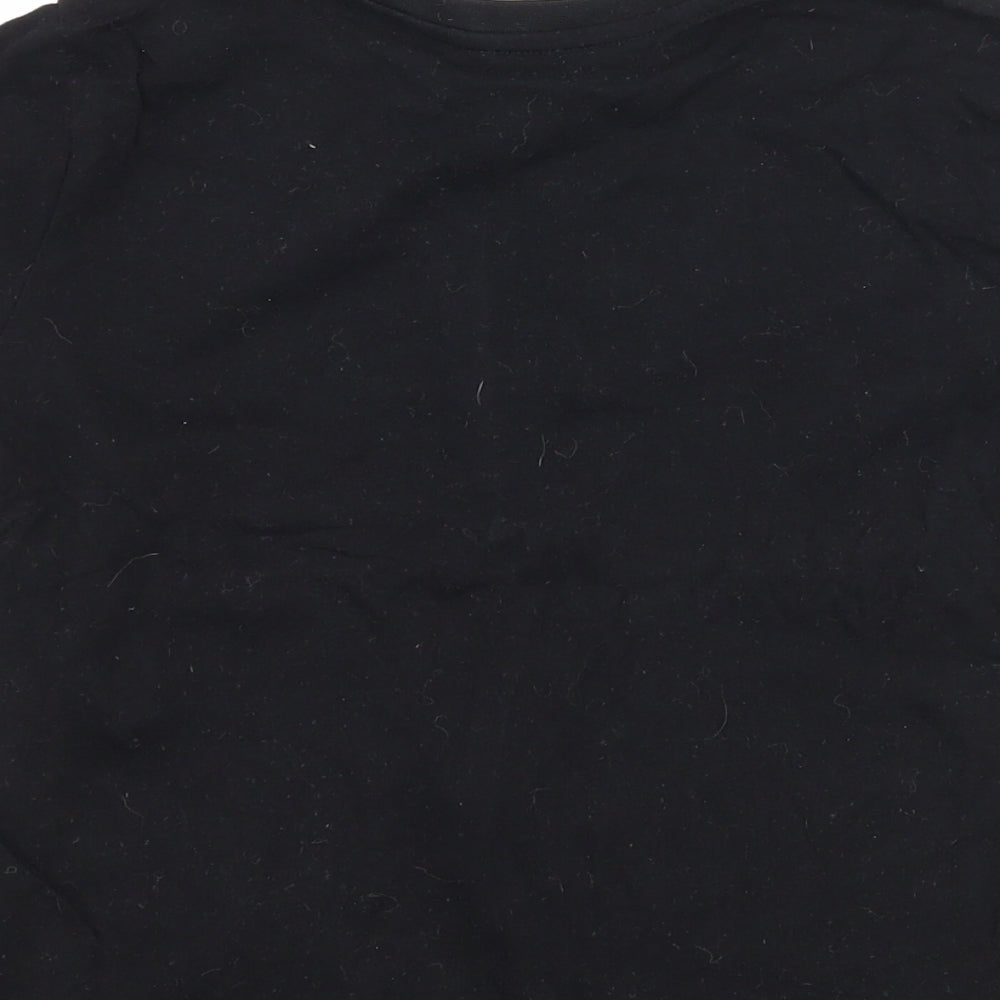Primark Boys Black Batik Basic T-Shirt Size 5-6 Years - chrismtas