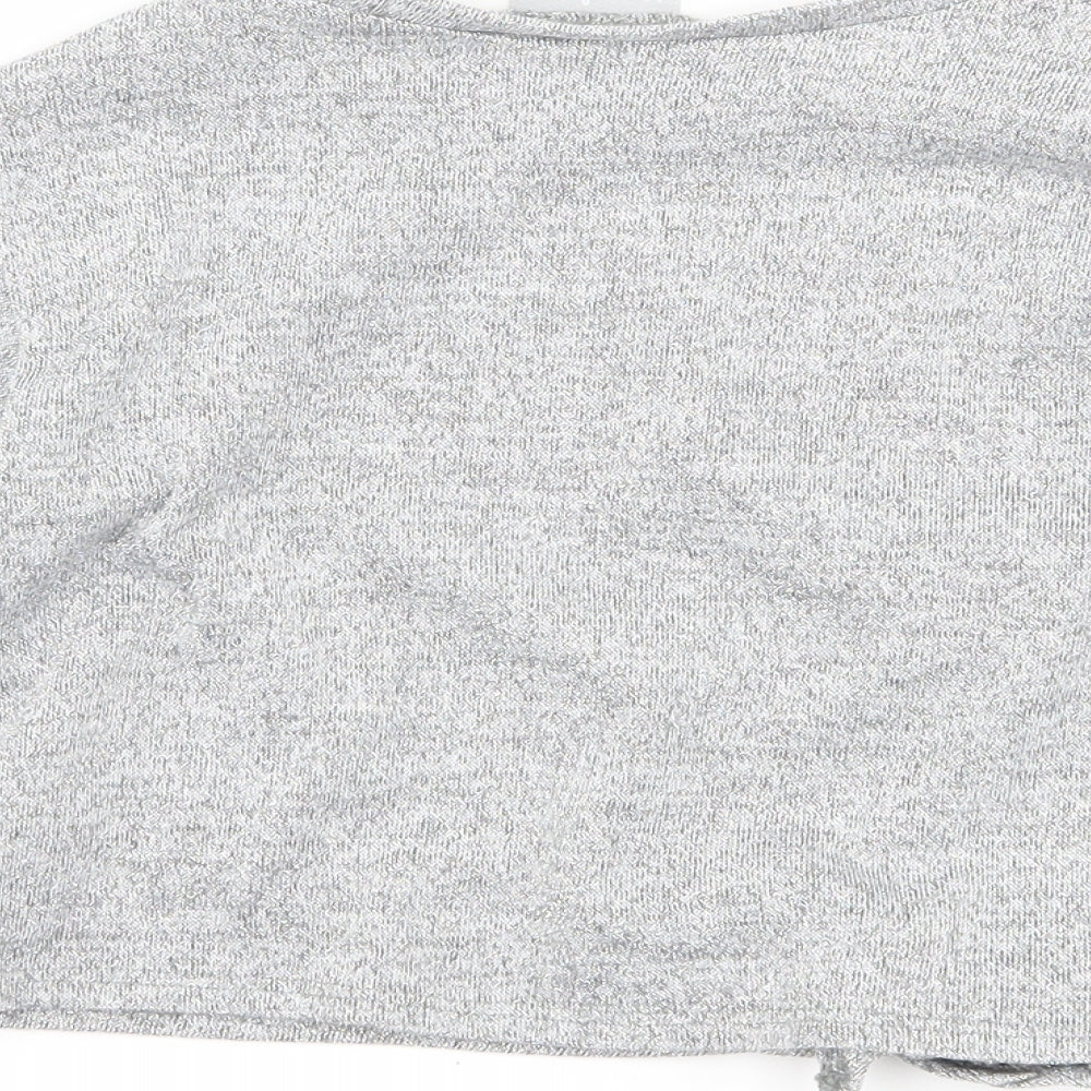 Matalan Girls Silver Basic T-Shirt Size 5 Years - amour