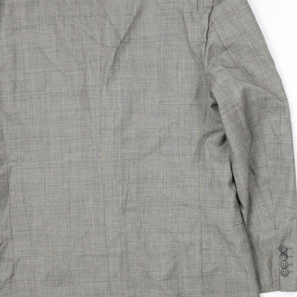 Marks & Spencer Mens Grey Jacket Suit Jacket Size XL