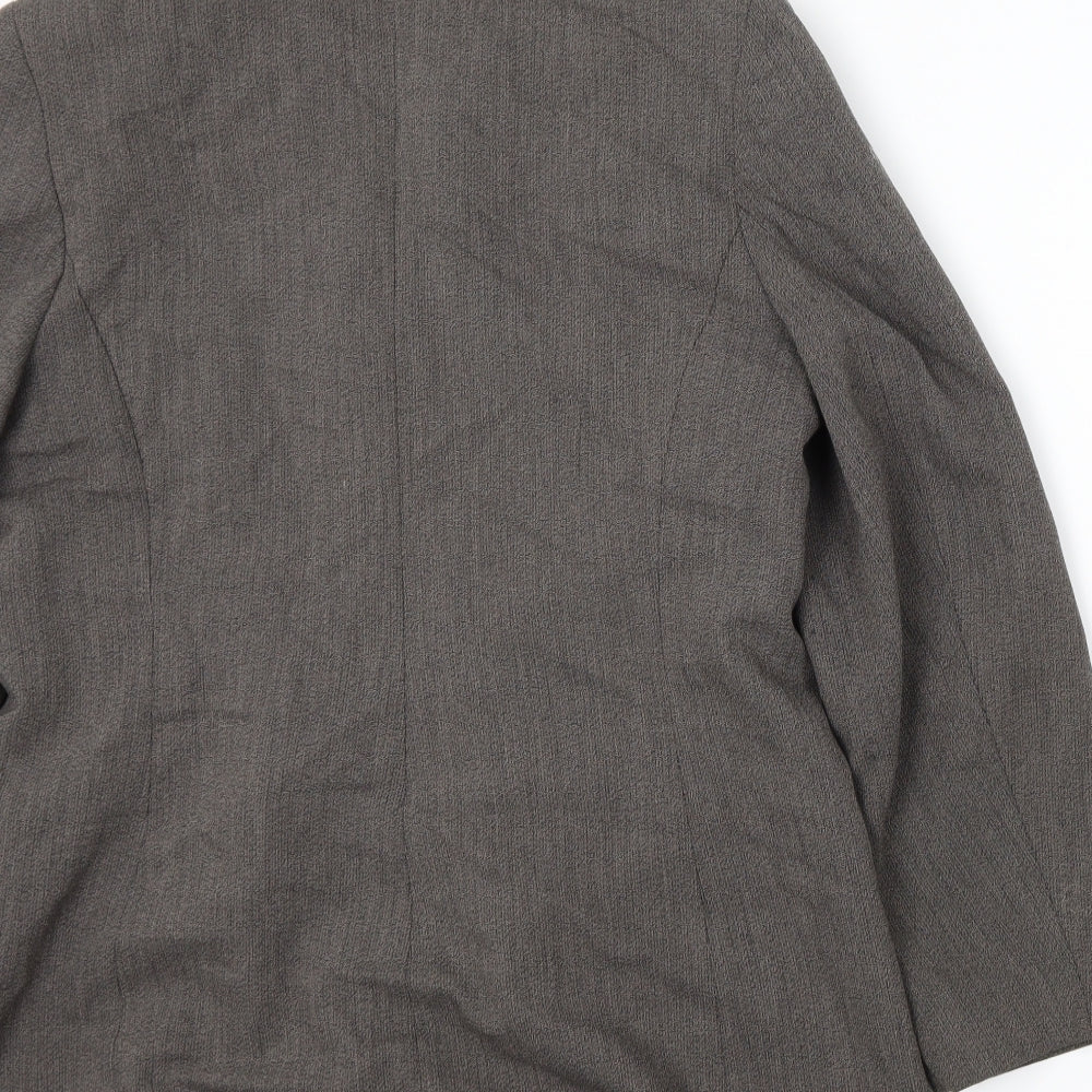 BHS Womens Grey Batik Jacket Suit Jacket Size 16