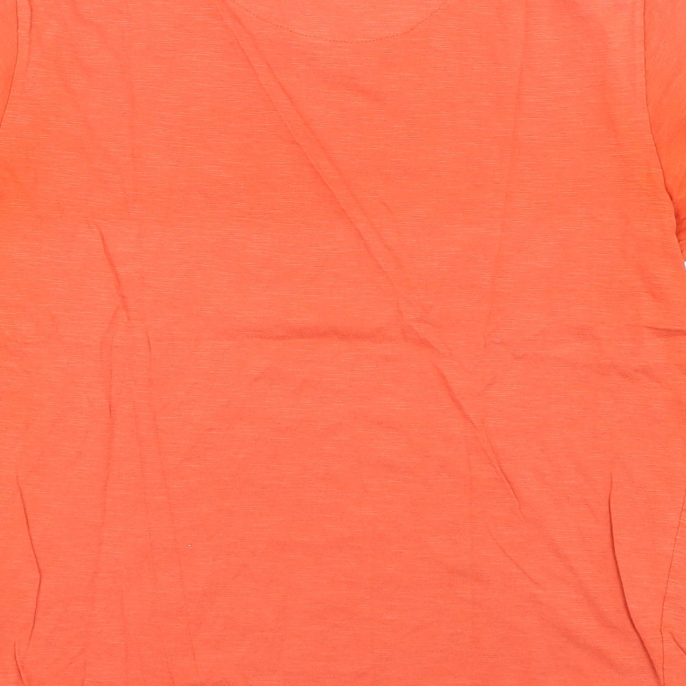 Bare Denim Mens Orange T-Shirt Size L