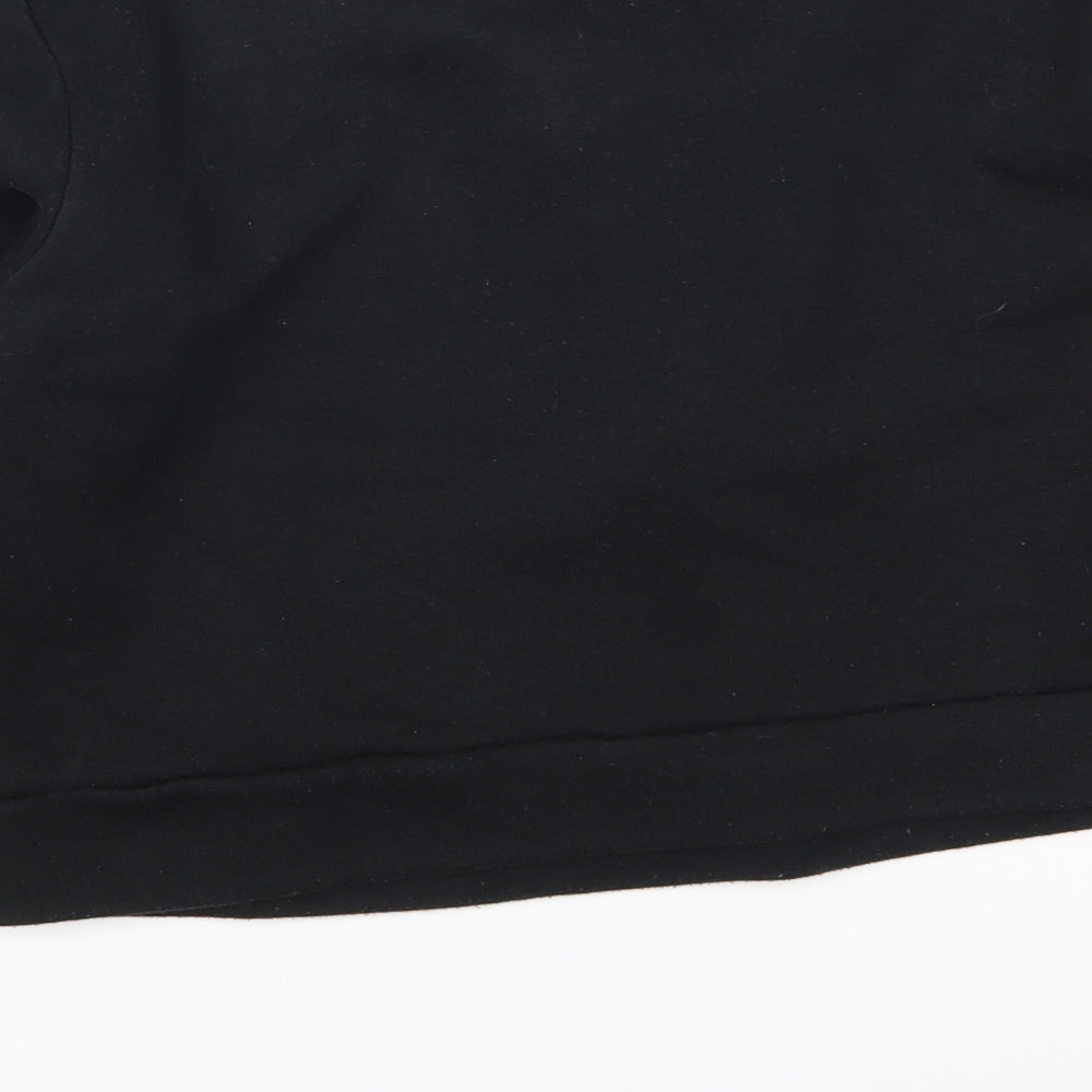 Beauty Angel Womens Black Pullover Sweatshirt Size M