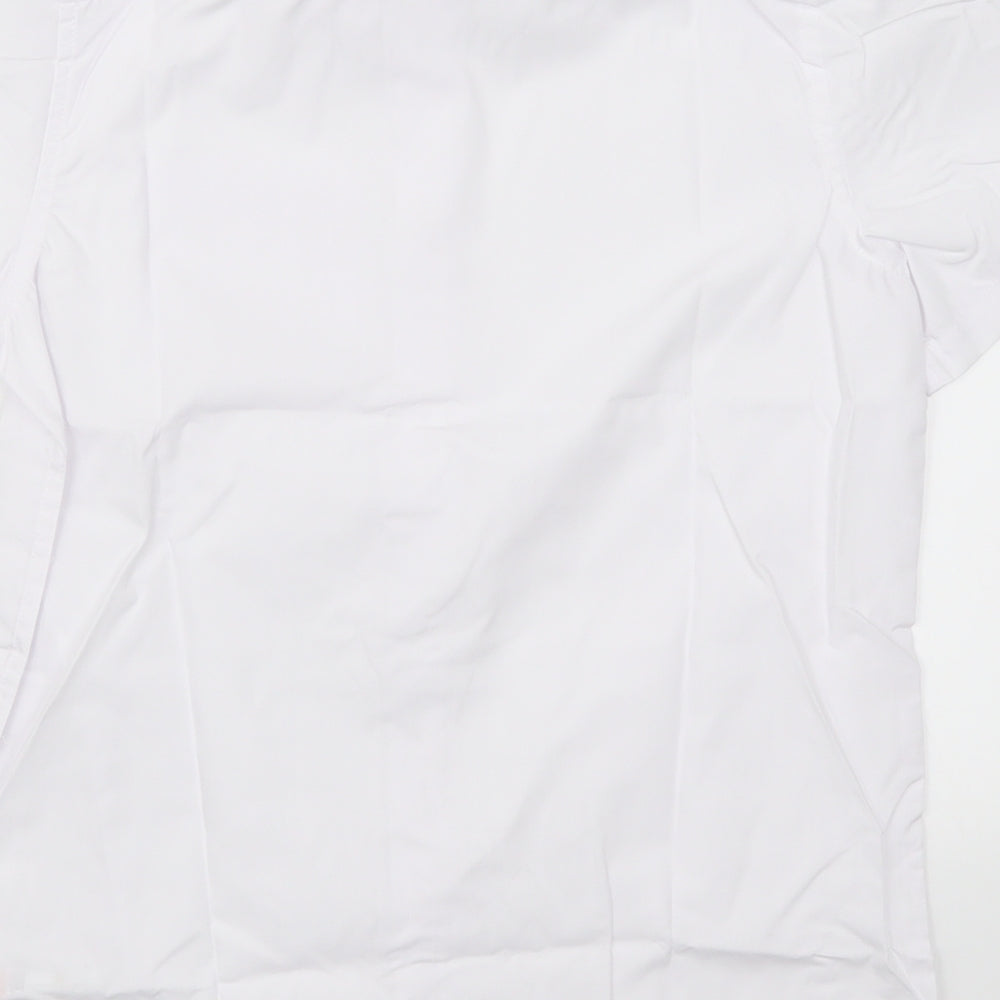 F&F Boys White Basic Button-Up Size 10-11 Years