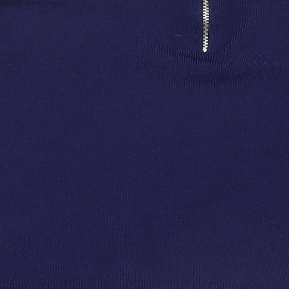 Topshop Womens Blue Knit Pullover Jumper Size 8