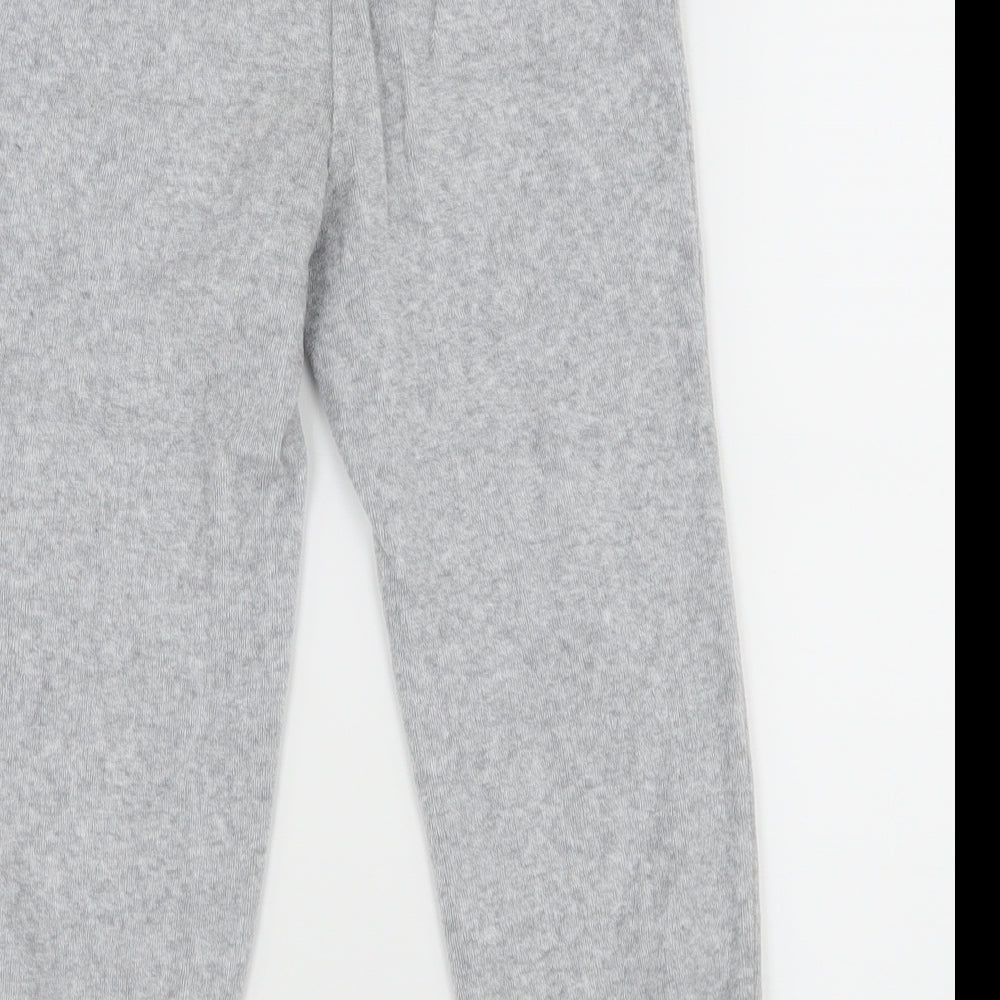 Lupliu Girls Grey Jersey Jogger Trousers Size 2 Years
