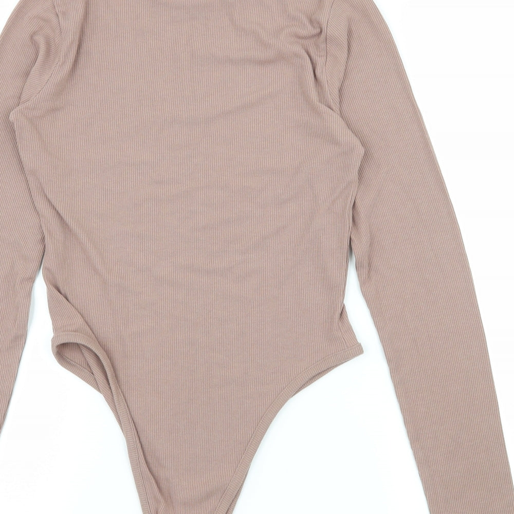Primark Womens Purple Jersey Bodysuit One-Piece Size 10