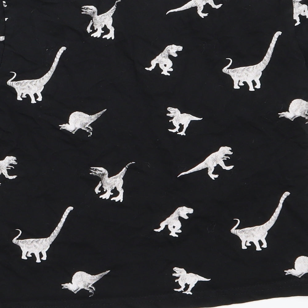 Primark Boys Black Jersey Basic T-Shirt Size 3-4 Years - Dinosaur