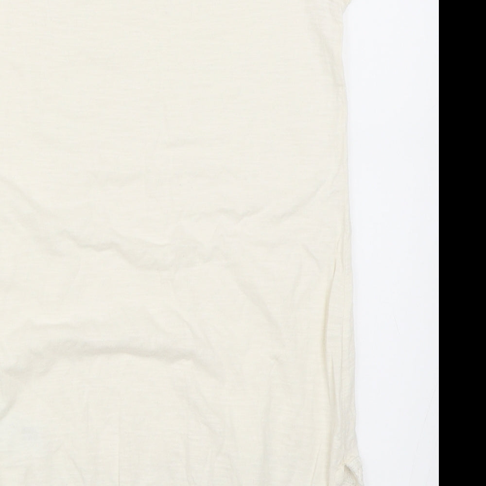 NEXT Girls Ivory Basic T-Shirt Size 9 Years