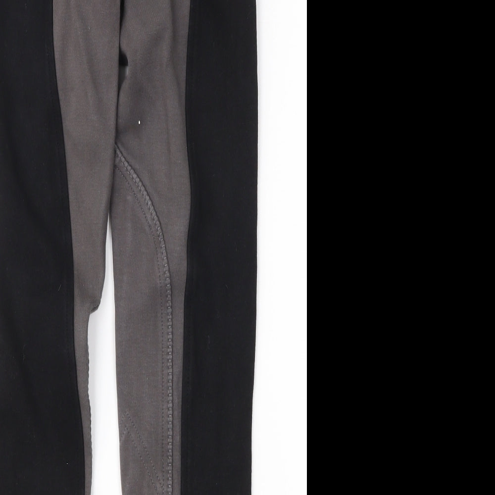 Gallop Womens Black Trousers Size 24 in L27 in - Jodhpurs