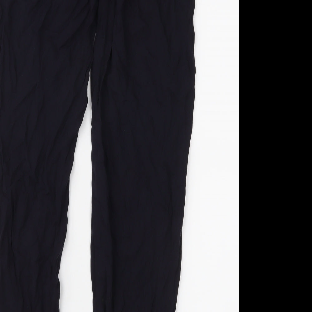 Divided Womens Black Trousers Size 6 L27 in