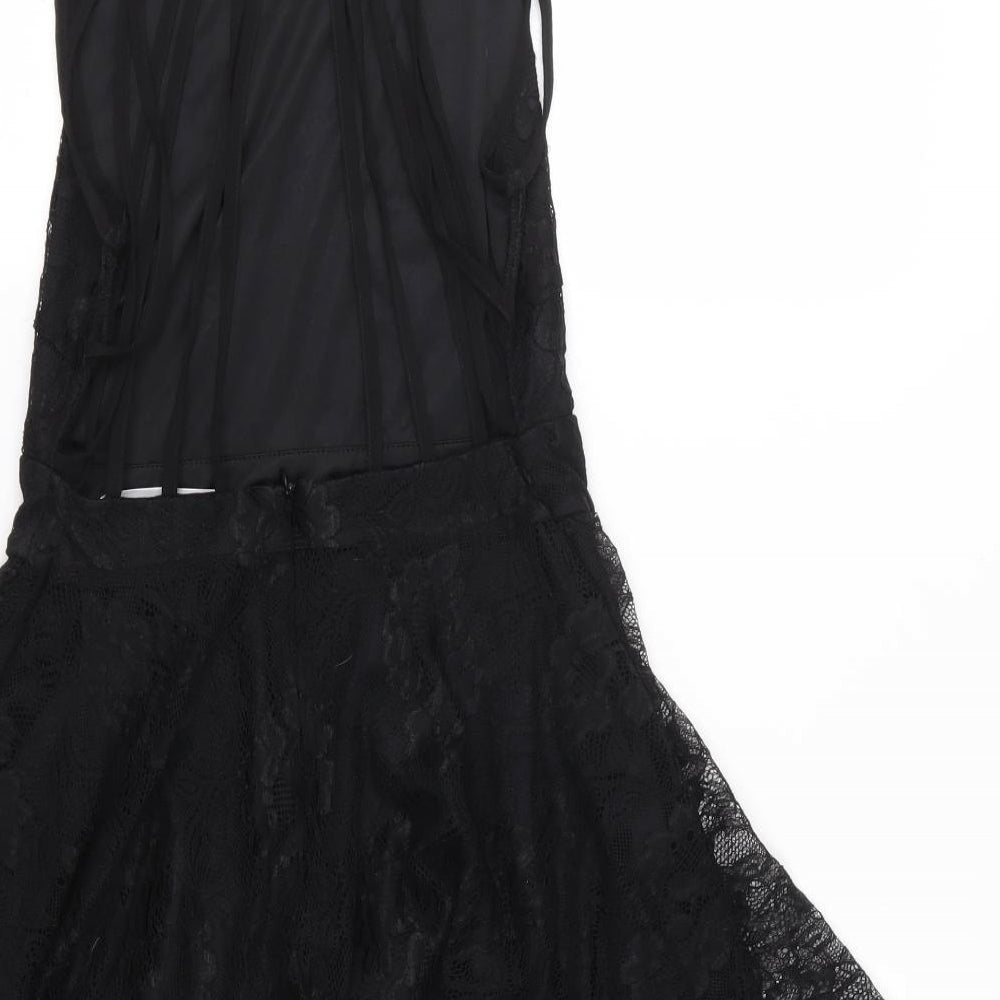 Wyldr Womens Black Lace Fit & Flare Size XS