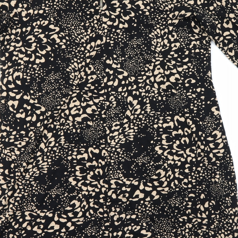 Wallis Womens Multicoloured Animal Print Basic Blouse Size 12