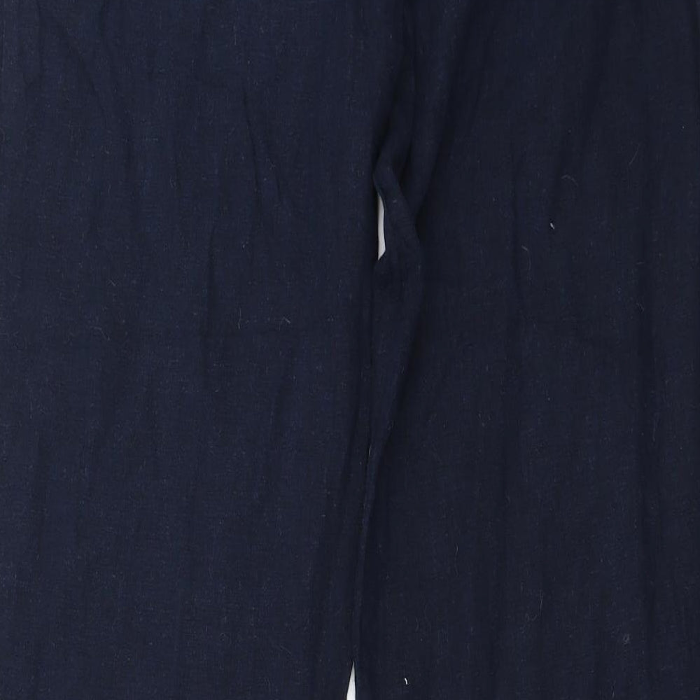 F&F Womens Blue Trousers Size 8 L26 in
