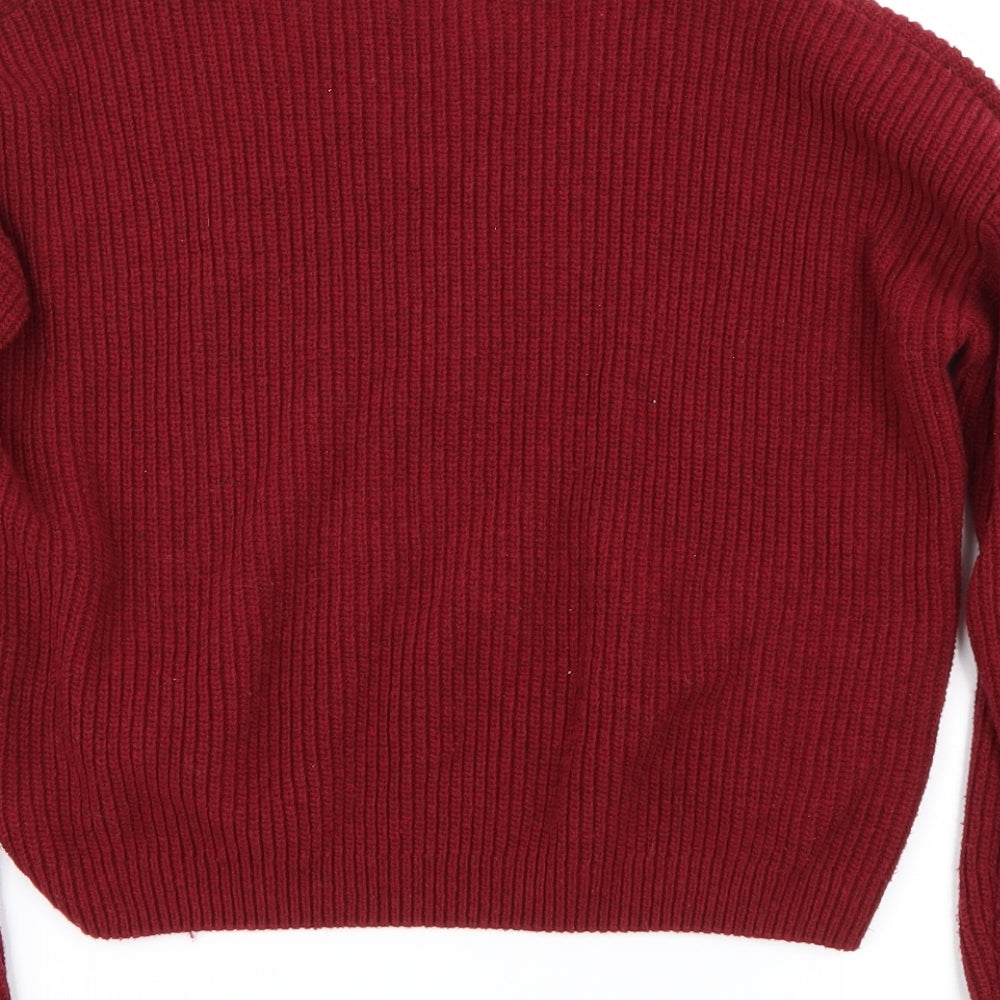 SheIn Womens Pink Pullover Jumper Size M