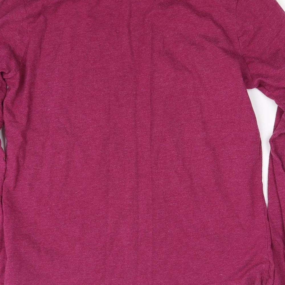 Disney Womens Purple Basic T-Shirt Size 10