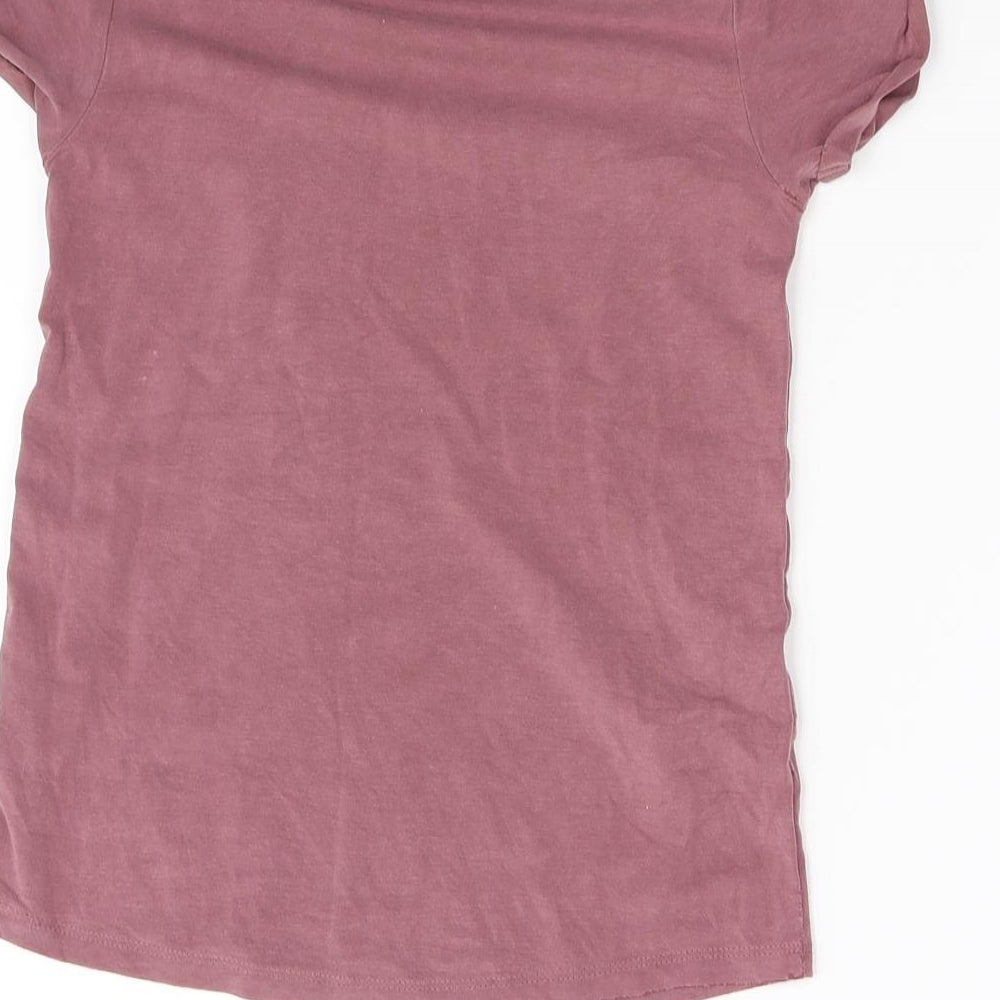tu kids Girls Purple Basic T-Shirt Size 8 Years