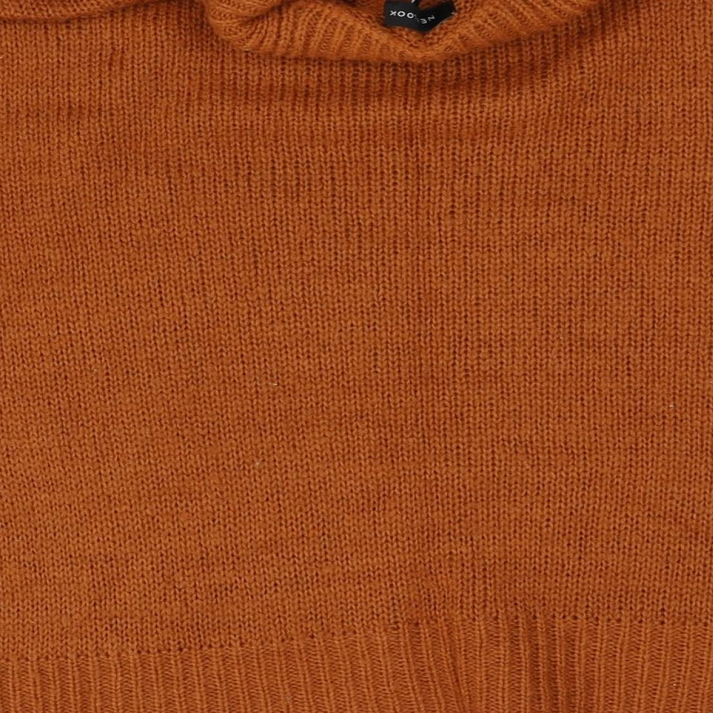 New Look Womens Orange Pullover Jumper Size M