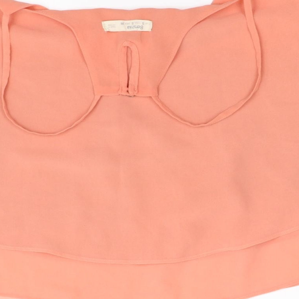 Berkshire Womens Orange Basic Blouse Size S