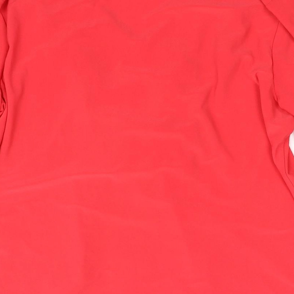 pre worn Womens Red Basic Blouse Size M