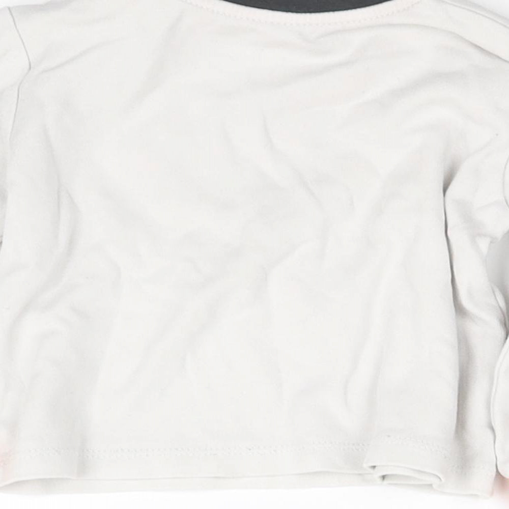 miniworld White Basic T-Shirt Size 24 Months