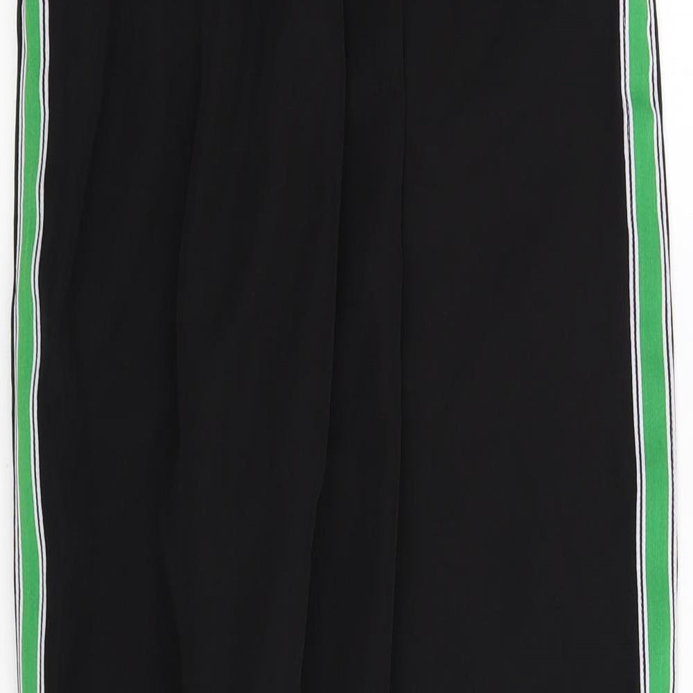 Boohoo Womens Black Trousers Size 12 L27 in