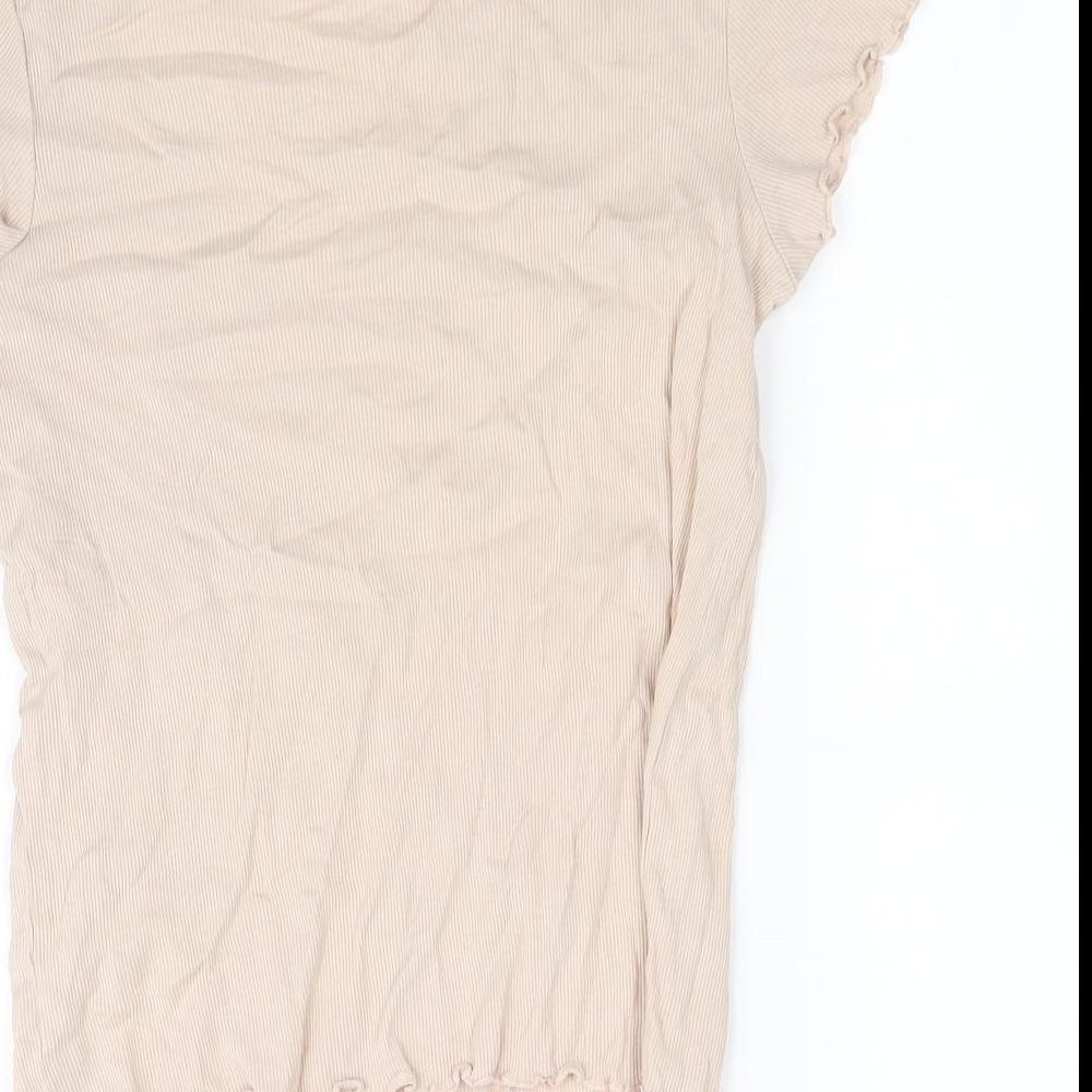 H&M Girls Pink Basic T-Shirt Size 10-11 Years