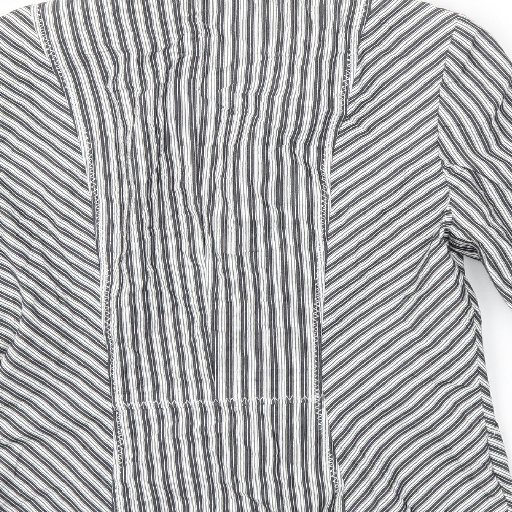 FSR Womens Grey Striped Jacket Size 8