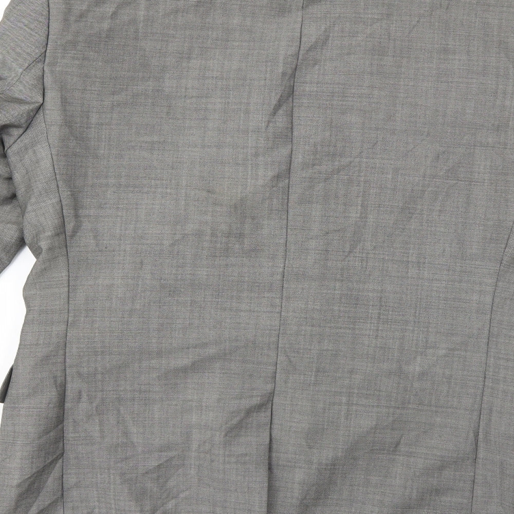 Linea Mens Grey Jacket Suit Jacket Size 36