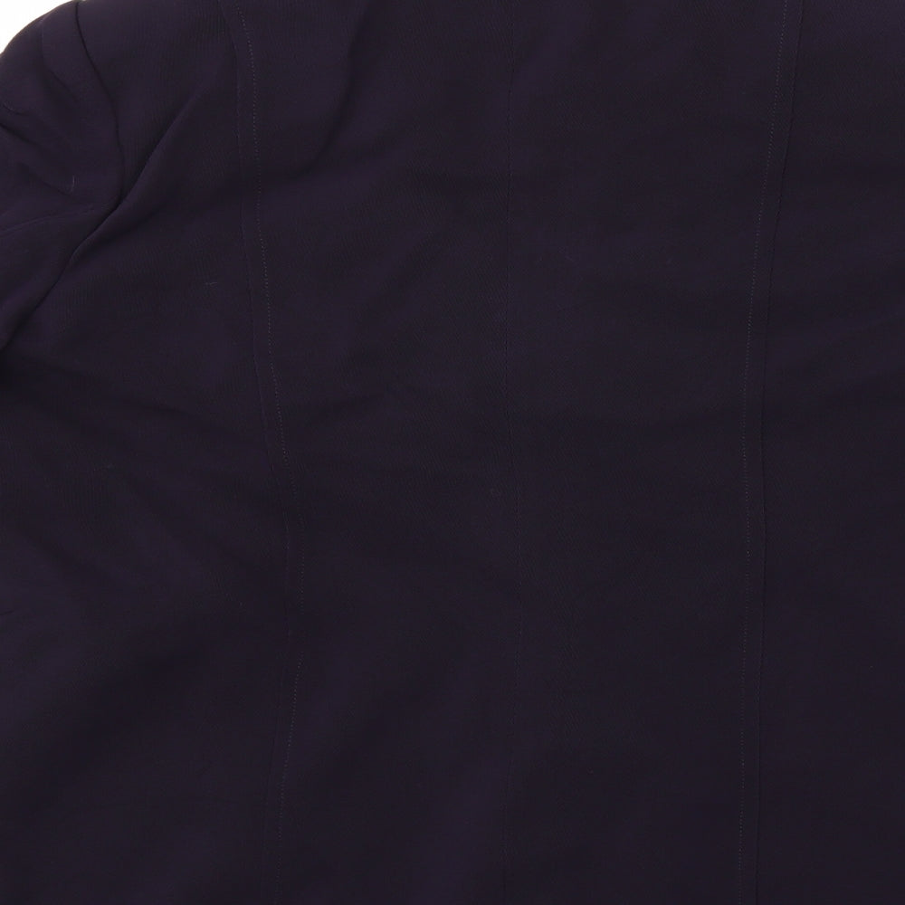 Personal Choice Womens Purple Jacket Size 16