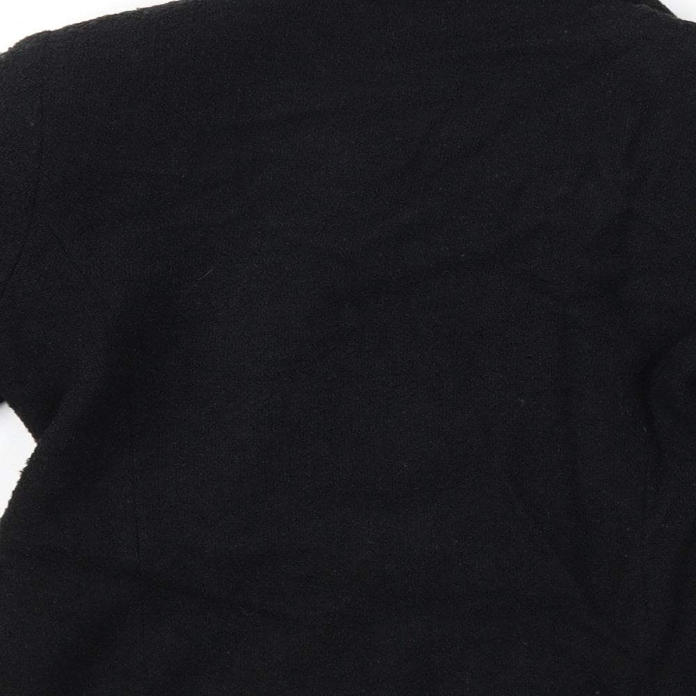 Marks & Spencer Womens Black Jacket Coat Size 10